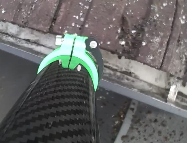 gutter cleaning after