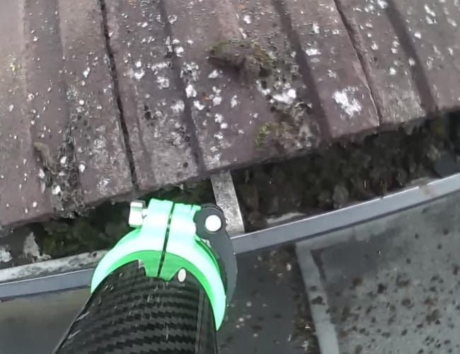 gutter cleaning before